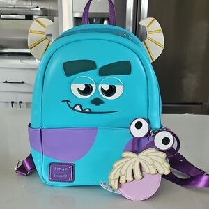 Loungefly Blue and Purple Toaster-Themed Bag